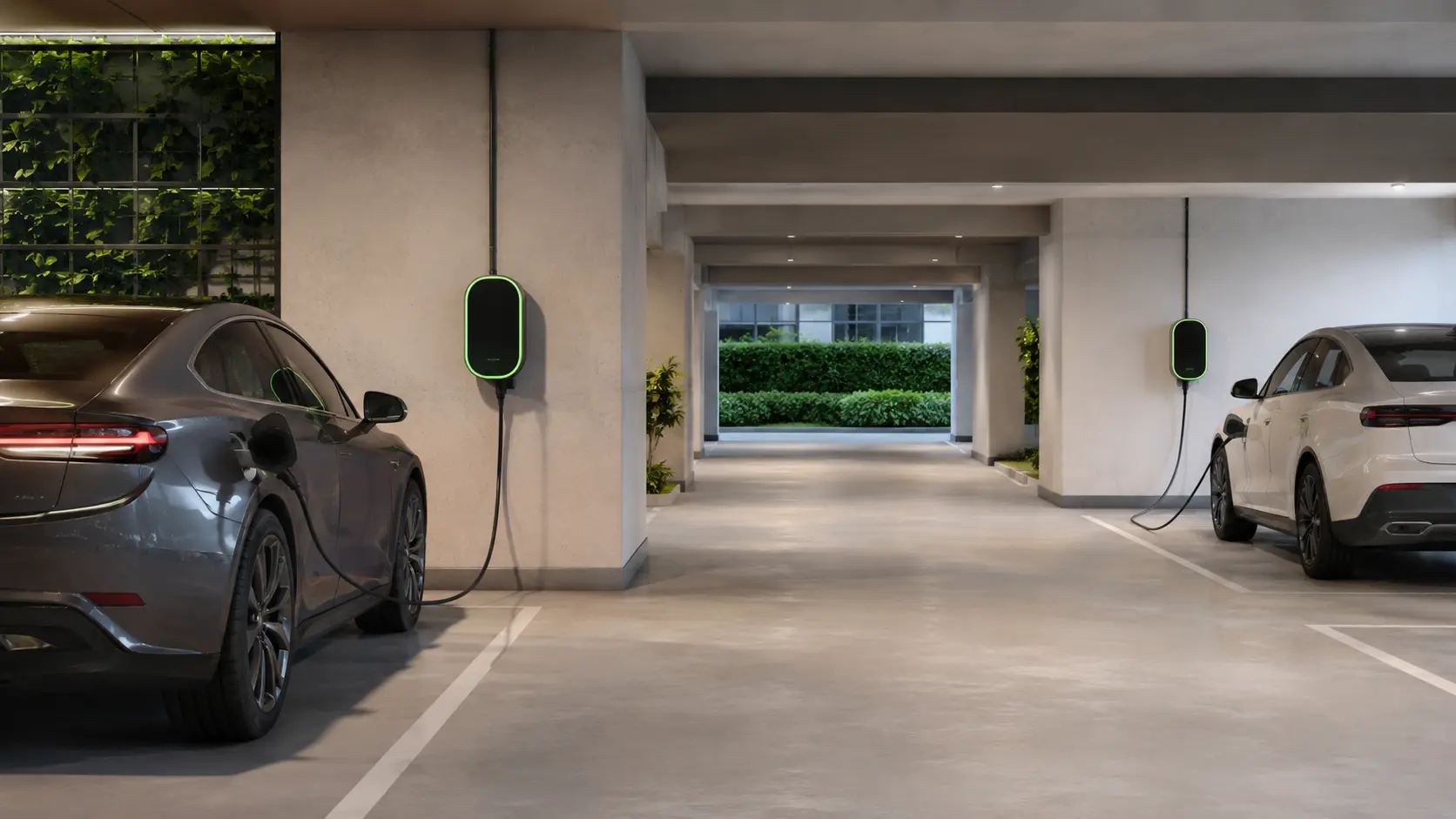 Apartmanda EV şarj altyapısı — ortak otoparkta AC şarj istasyonu