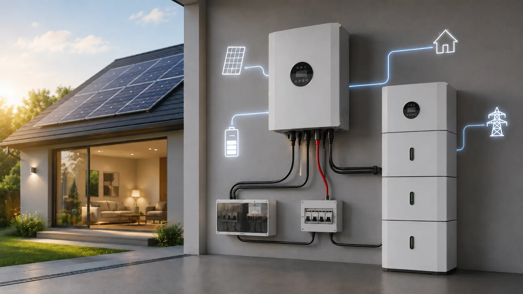 Hibrit inverter cihazı